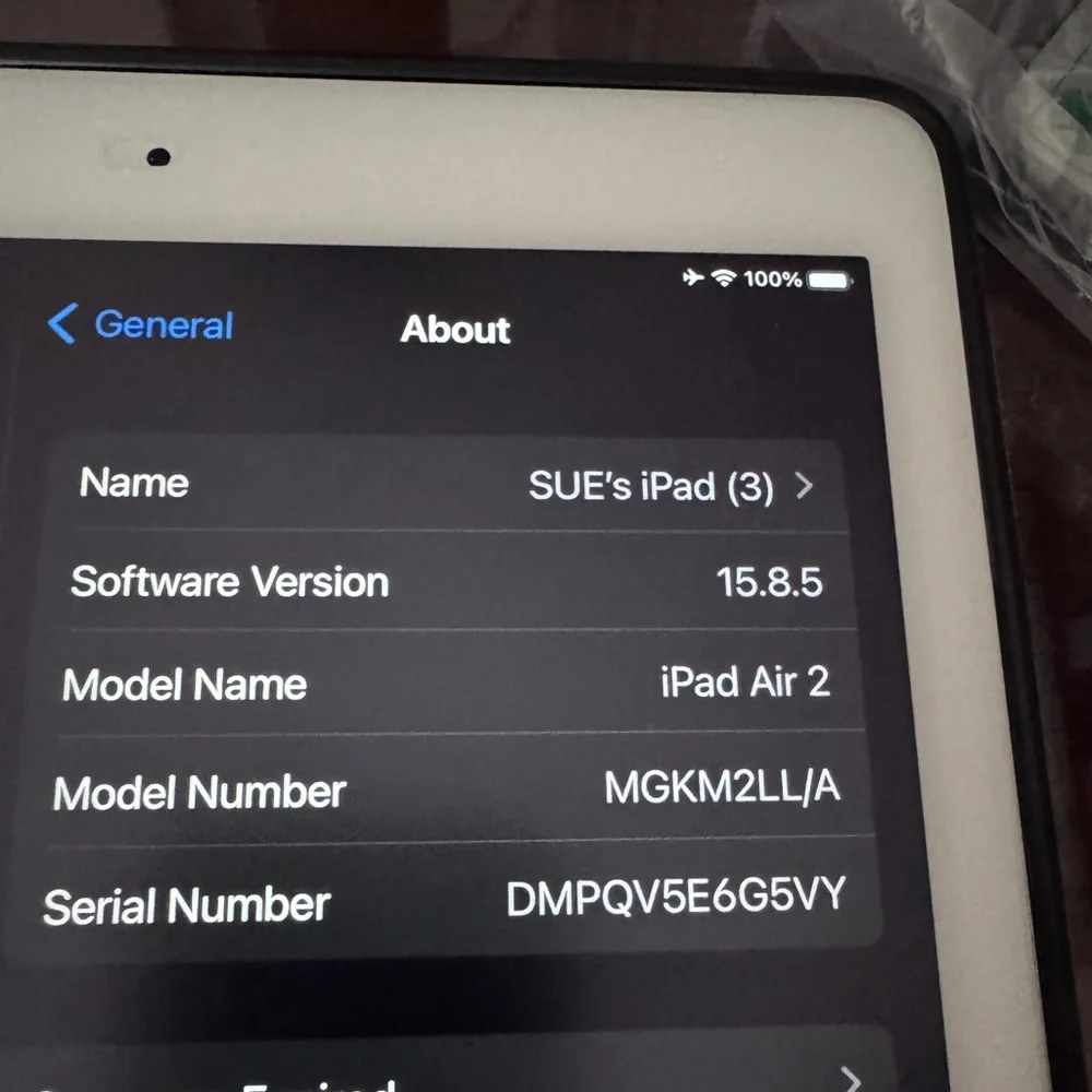 Apple IPAD AIR 2 64GB GRAY WIFI ONLY